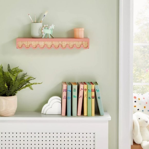 pillowfort rattan shelf